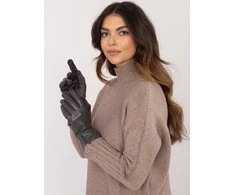 Wool Fashion Italia Tamsiai mėlynos moteriškos pirštinės: Dydis - S/M