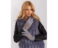 Wool Fashion Italia Moteriškos pirštinės su priderintomis šiltomis riešinėmis: Dydis - S/M