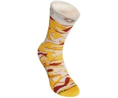 Zooksyrainbow Socks 4 poros kojinių Pizza Hawaiian