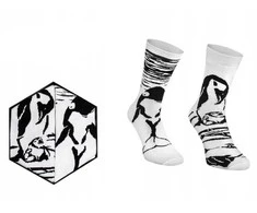 Zooksyrainbow Socks Kojinės su gyvūnų motyvais, 2 poros