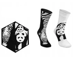 Zooksyrainbow Socks Kojinės su gyvūnų motyvais, 2 poros