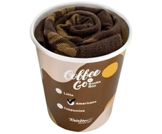 Zooksyrainbow Socks Linksmos kojinės American coffee puodelyje, 1 pora