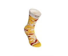 Zooksyrainbow Socks Linksmos kojinės "picos" dėžutėje