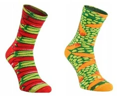 Zooksyrainbow Socks Linksmos kojinės stiklainėlyje, 2 poros