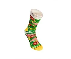 Zooksyrainbow Socks Rainbow Socks 1 Pair Italian Pizza Socks
