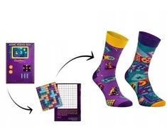 Zooksyrainbow Socks Rainbow Socks For Fans Of Console Games 2 Pairs
