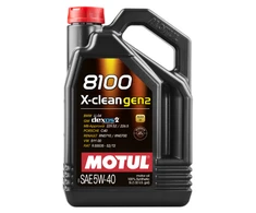 Alyva MOTUL 8100 X-clean gen2 5W40 5ltr (109762)