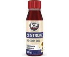 Dvitaktė pusiau sintetinė alyva K2 Raudona, 100 ml