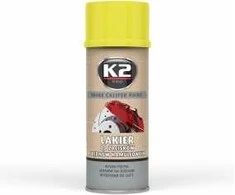 Stabdžių apkabos dažai K2 Caliper 400ml, geltona