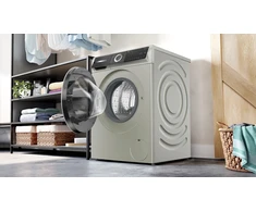 Skalbimo mašina „Bosch Serie 6 WGH2460XPL“, 9 kg, 1600 aps./min., sidabrinė