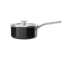 2,4L emaliuotas puodas - juodas / KitchenAid