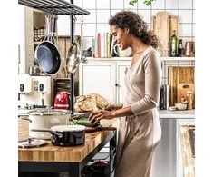 Kitchenaid 2 l emaliuotas puodas su dangčiu juodas