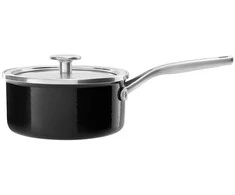 Kitchenaid 2 l emaliuotas puodas su dangčiu juodas