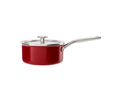 Kitchenaid 2 l emaliuotas puodas su dangčiu raudonas