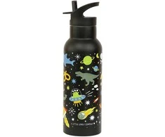 A Little Lovely Vaikiška gertuvė iš nerūdijančio plieno 'Galaktika' - 500 ml