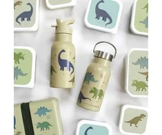 A Little Lovely Allc Nerūdijančio plieno gertuvė Dinozaurai, 350ml