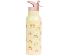 A Little Lovely Vaikiška gertuvė iš nerūdijančio plieno 'Vaivorykštės' - 500 ml