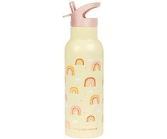 A Little Lovely Vaikiška gertuvė iš nerūdijančio plieno 'Vaivorykštės' - 500 ml