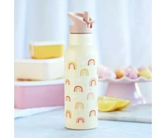 A Little Lovely Vaikiška gertuvė iš nerūdijančio plieno 'Vaivorykštės' - 500 ml