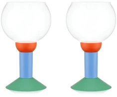 Bodum kieliszki do wina w zestawie 2 vnt. MoMA Oktett 0.35L multikolor