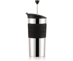 Bodum kubek su zaparzaczem tłokowym do kawy Travel Press 0.35 l Juodas