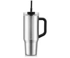 Bodum kubek termiczny ze słomką i laikikliu Travel Mug 1.2 l Juodas