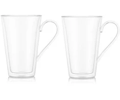 Bodum szklanki su podwójną ścianką 2 vnt. Canteen 0.4L Transparent