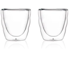 Bodum szklanki su podwójną ścianką 2 vnt. Pilatus 0.08 l Transparent