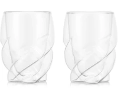 Bodum szklanki su podwójną ścianką Pavina Paris 0.27L 2 vnt Transparent