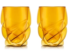 Bodum szklanki su podwójną ścianką Pavina Paris 0.27L 2 vnt pomaranczowe