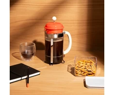 Bodum zaparzacz tłokowy french press Caffettiera 1L Light Oranžinis