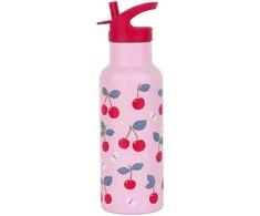 A Little Lovely Vaikiška gertuvė iš nerūdijančio plieno 'Vyšnios' - 500 ml