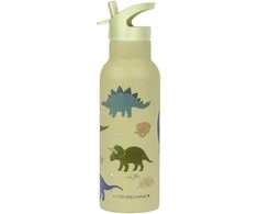 A Little Lovely Vaikiška gertuvė iš nerūdijančio plieno ‘Dinozaurai’ - 500 ml