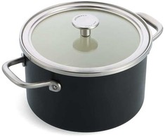 KitchenAid plieno šerdies puodas 20cm 3,7l su dangteliu, emaliuotas, indukcinis, dujinis