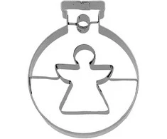 Foremka do wykrawania ciastek Bombka su Aniołkiem 6 cm / Birkmann