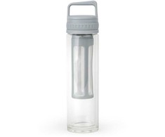 Gertuvė Stiklinis butelis su infuzatoriumi Cold Brew Moshi 0,4L - pilka / Leopold Vienna