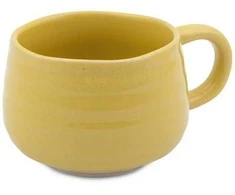 Jamie Oliver Big Love Cozy Cuppa 375 ml geltonas keraminis puodelis