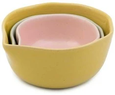 Jamie Oliver Big Love Pinch-Me Dip ir Snack Bowls 3 pakuotė