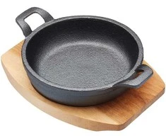 Ketaus keptuvė su rankenomis ir serviravimo lenta 12,5 cm / Artesà