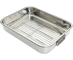 Kitchen Craft kepimo keptuvė 43 × 31 × 7 inox lazanijos padėklas