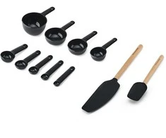 KitchenAid virtuvės reikmenų rinkinys 11 vnt. Oniksas juodas