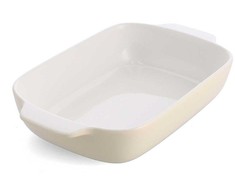 KitchenAid Keraminis indas 40x25x8,8cm + migdolinio kremo dangtelis