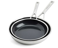KitchenAid - Daugiafunkcinis keptuvių rinkinys - sidabrinis - 24 cm + 28 cm