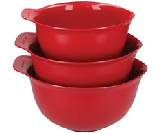 KitchenAid rinkinys iš 3 maišymo dubenėlių, Empire Raudona