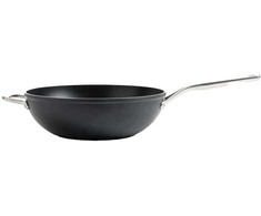 KitchenAid - Kaltinis grūdinto aliuminio vokas su pagalbine rankena - juodas - 30 cm