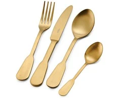SOHO GOLD auksinių stalo įrankių rinkinys 16 vnt. / Mikasa