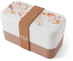 Monbento Original bento Priešpiečių dėžutė 1 l Rožinė Floral