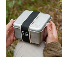 Monbento Priešpiečių dėžutė bento Sense 1L nerūdijantis plienas Juodas Onyx