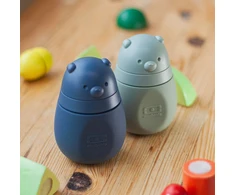 Monbento silikonowe tubki na musy vaikams Yummy 150 ml 2 vnt. žalia/mėlyna