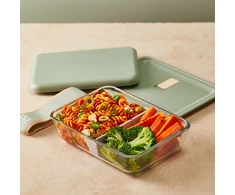 Monbento x Pyrex Priešpiečių dėžutė stiklinis Pure - Žalias Natural